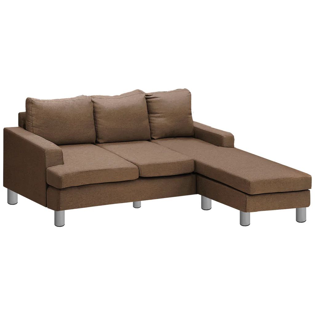 Reversible Corner Sofa Brown